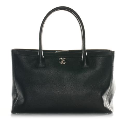 chanel caviar executive cerf tote black|Chanel Tote Bags .